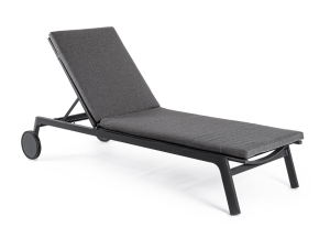 Leżak ogrodowy Jalisco antracytowy