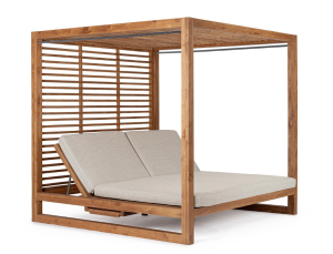 Łóżko ogrodowe z baldachimem Honolulu
