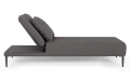Łóżko ogrodowe pojedyncze Viper antracytowy