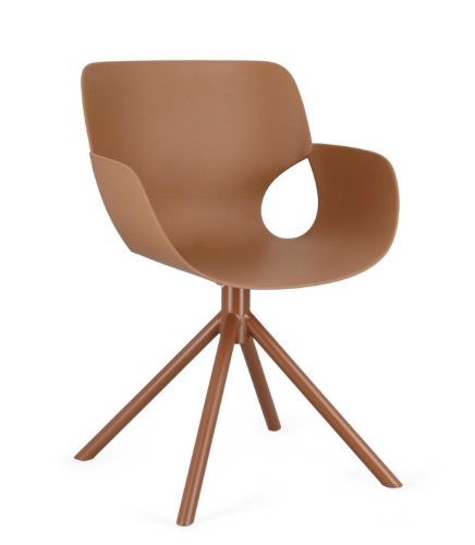 Krzesło Lennon z podłokietnikami terra