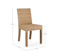 Krzesło Analuz z rattanu i drewna mango