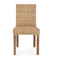 Krzesło Analuz z rattanu i drewna mango
