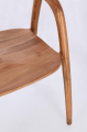 Krzesło z podłokietnikami Dotty z drewna tekowego 
