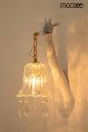Designerska lampa ścienna Giraffe biała
