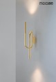Nowoczesna lampa ścienna Macaroon złota