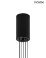 Nowoczesna lampa wisząca Octo 5 czarna