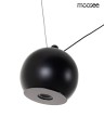 Nowoczesna lampa wisząca Octo 5 czarna