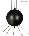 Nowoczesna lampa wisząca Octo 5 czarna