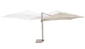 Nowoczesny parasol ogrodowy Saragozza piaskowy 3x3
