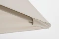 Nowoczesny parasol ogrodowy Saragozza piaskowy 3x4