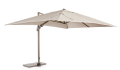 Nowoczesny parasol ogrodowy Saragozza piaskowy 3x4