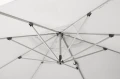 Nowoczesny parasol ogrodowy Saragozza szary 3x4