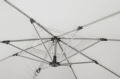 Nowoczesny parasol ogrodowy Saragozza szary 3x3