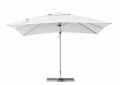 Nowoczesny parasol ogrodowy Saragozza szary 3x3