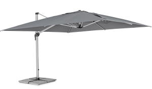 Parasol ogrodowy boczny Ines 4x4 ciemnoszary