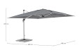 Parasol ogrodowy boczny Ines 4x4 ciemnoszary