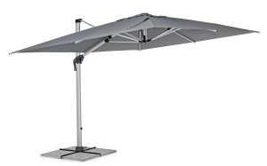 Parasol ogrodowy boczny Ines 3x4 ciemnoszary
