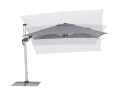 Parasol ogrodowy boczny Ines 3x3 ciemnoszary 