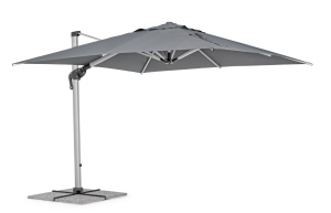 Parasol ogrodowy boczny Ines 3x3 ciemnoszary 