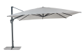 Parasol ogrodowy boczny Ines 4x4 jasnoszary