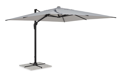 Nowoczesny parasol ogrodowy boczny Vega 3x3