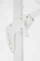 Nowoczesny parasol ogrodowy boczny Vega 3x4 biały