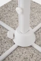 Nowoczesny parasol ogrodowy boczny Vega 3x4 biały