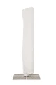 Nowoczesny parasol ogrodowy boczny Vega 3x3 biały