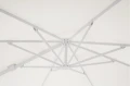 Nowoczesny parasol ogrodowy boczny Vega 3x3 biały
