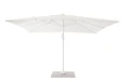 Nowoczesny parasol ogrodowy boczny Vega 3x3 biały