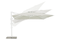 Nowoczesny parasol ogrodowy boczny Eden 4x4 biały