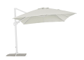 Nowoczesny parasol ogrodowy boczny Eden 3x4 biały