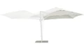 Nowoczesny parasol ogrodowy boczny Eden 3x3 biały
