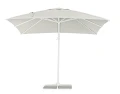 Nowoczesny parasol ogrodowy boczny Eden 3x3 biały