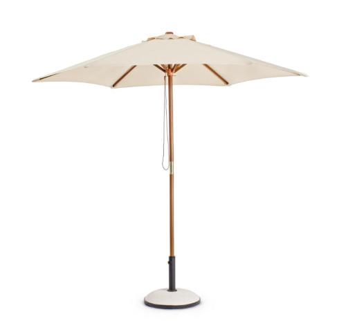 Parasol ogrodowy Syros Ø 2,5 z drewna