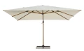 Nowoczesny parasol ogrodowy boczny Orion 4x4 beżowy