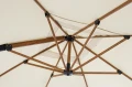 Nowoczesny parasol ogrodowy boczny Orion 3x4 beżowy