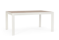 Duży rozkładany stół ogrodowy Belmar piaskowy 160-240x100