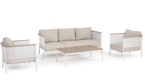 Ogrodowy zestaw wypoczynkowy Ulises piaskowy