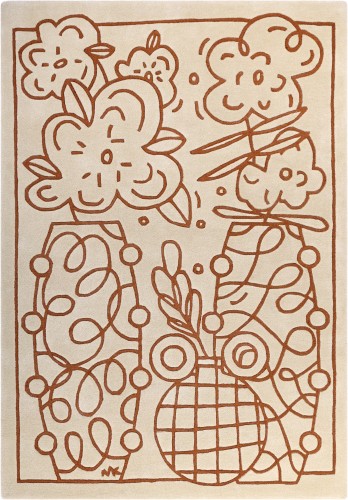 Dywan Florence Terracota 100% wełna Malwina Konopacka