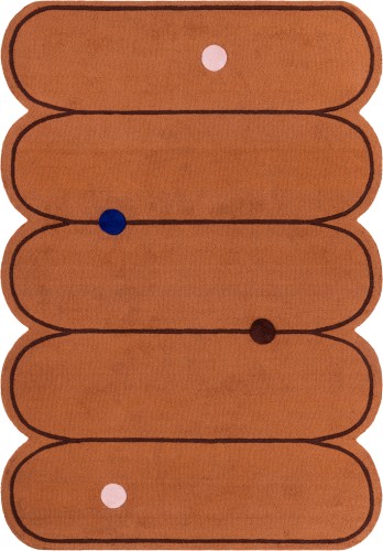 Dywan Paris Terracota 100% wełna Malwina Konopacka