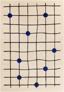 Dywan London Cobalt 100% wełna Malwina Konopacka