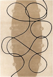 Dywan Marseille Black 100% wełna Malwina Konopacka