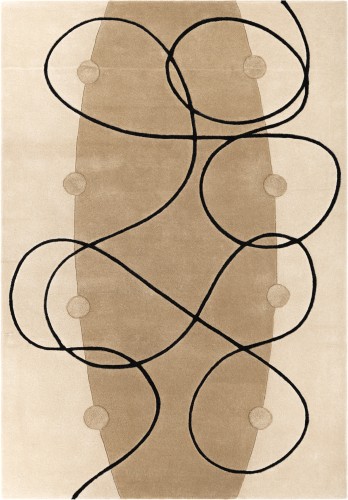 Dywan Marseille Black 100% wełna Malwina Konopacka