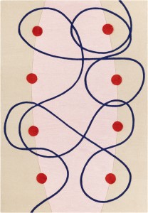 Dywan Marseille Cobalt 100% wełna Malwina Konopacka