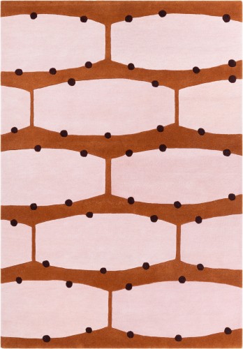 Dywan Rio Terracota 100% wełna Malwina Konopacka