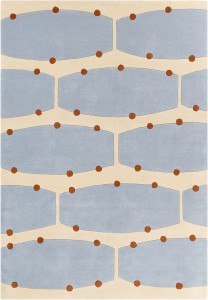 Dywan Rio Blue 100% wełna Malwina Konopacka