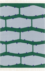 Dywan Rio Kilim Green 100% wełna Malwina Konopacka