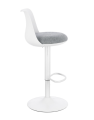 Krzesło barowe Lowell biały