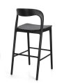 Krzesło barowe Miley czarny
